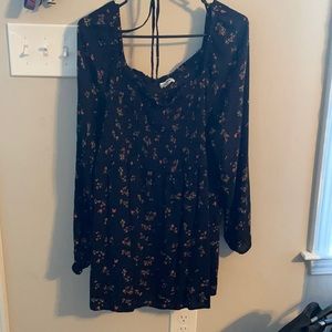 Cute Floral Maternity Shirt